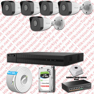Hilook İp Kamera Seti 1080p Fullhd 5 Güvenlik Kamerası